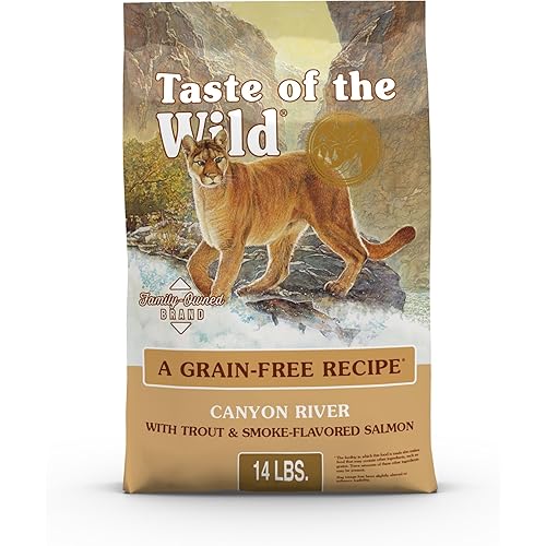 Taste Of The Wild Canyon River Grain-Free Dry Cat Food With Trout & Smoke-Flavored Salmon 14lb