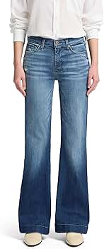 7 For All Mankind Women's Flare Wide Leg Stylish Stretch