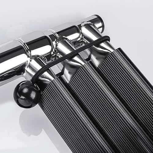 Miniatura 6 de Hoffen Escalera telescópica de 3 escalones para barco marino, escalón de natación, escalera plegable de acero inoxidable para barco yate