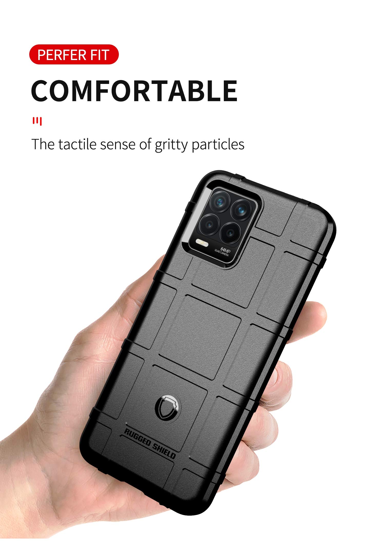 Asuwish Custodia per Oppo Realme 8 Pro/8 4G con pellicola protettiva in