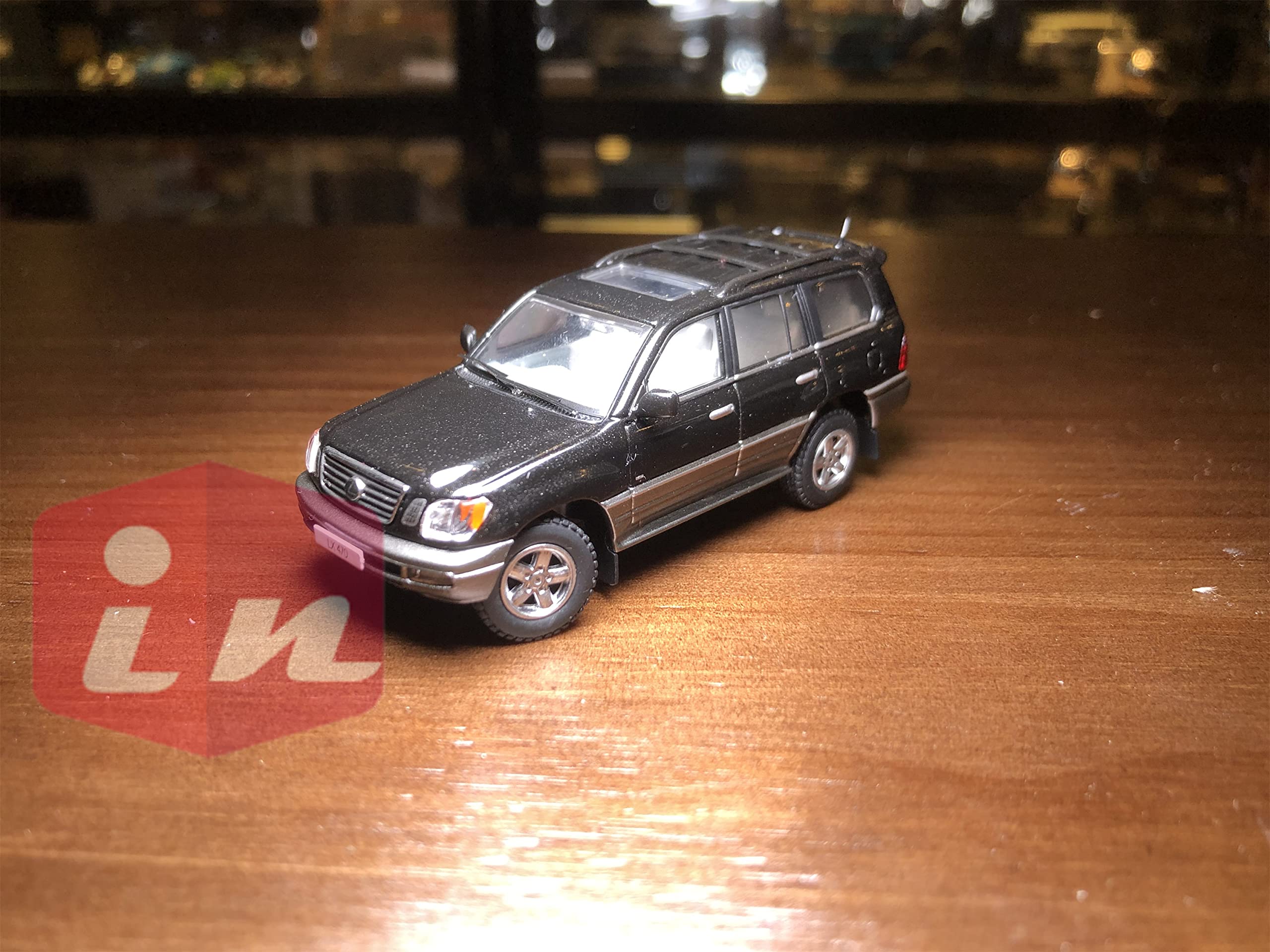 ゆうゆ ミニカー ТоуAE - GCD 1/64 LX470 UZJ100 Diecast Model Car Collection Limited