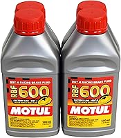 Motul RBF 600 Factory Line DOT 4 Synthetic Racing Brake Fluid - 500ml 4-Pack, 594°F Boiling Point