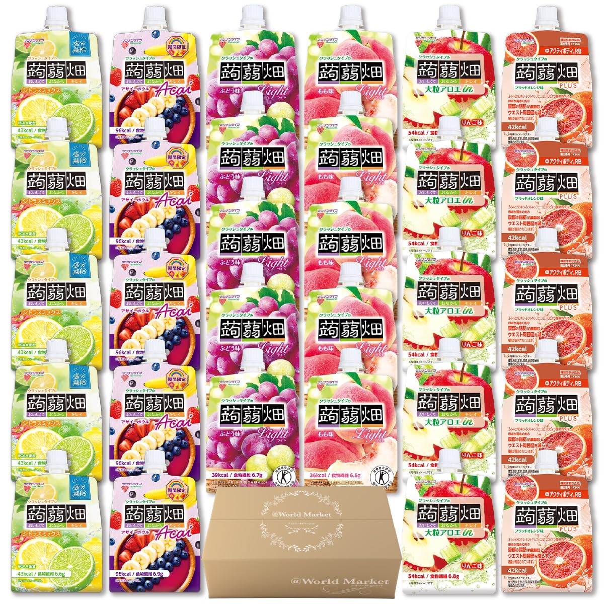 Amazon.co.jp: マンナンライフ 蒟蒻畑 蒟蒻ゼリー こんにゃくゼリー