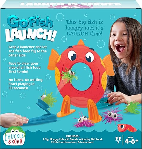 Miniatura 2 de Chuckle & Roar Juego familiar Go Fish Feeding Frenzy