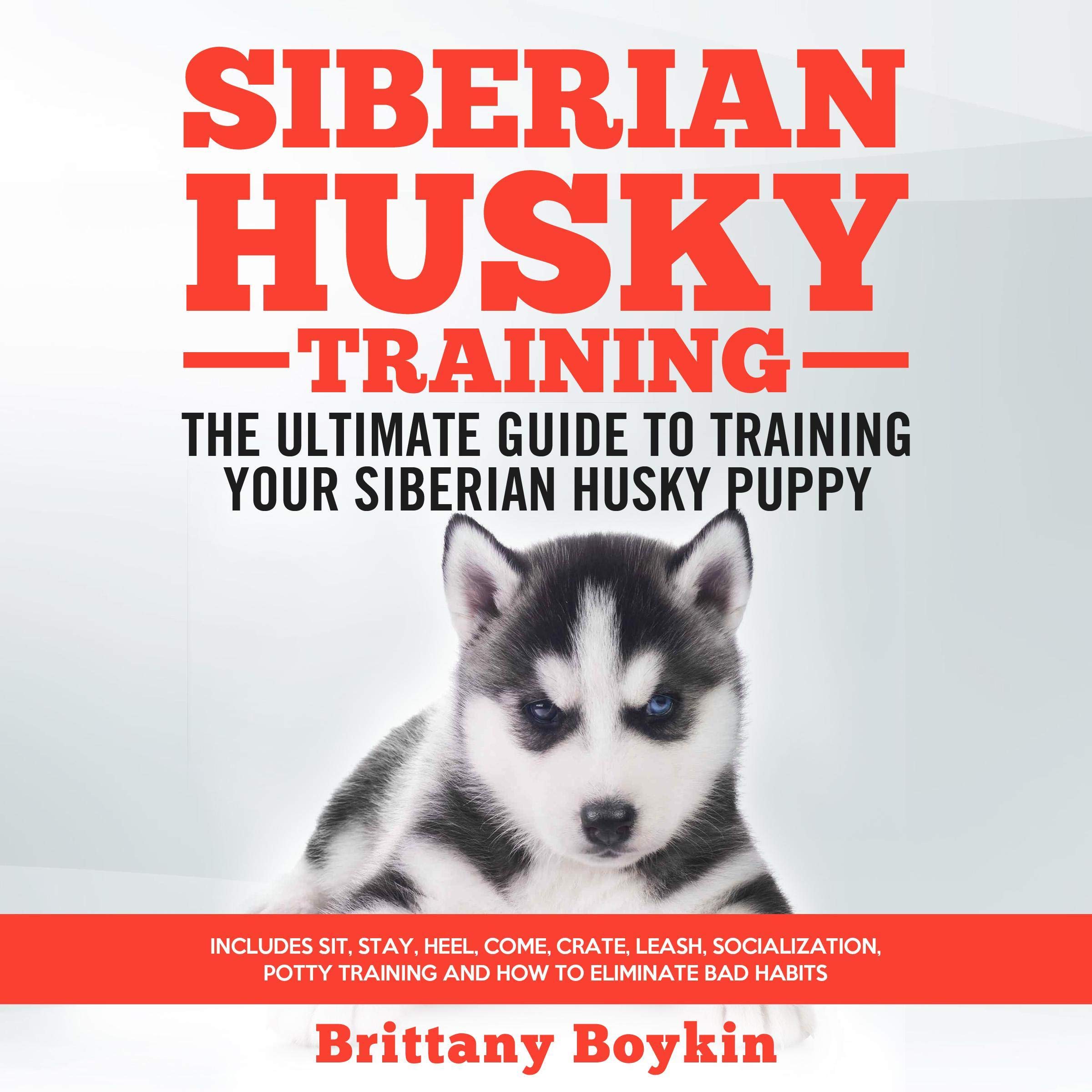 Cover art for Siberian Husky Training: The Ultimate Guide to Training Your Siberian Husky Puppy: Includes Sit, Stay, Heel, Come, Crate, Leash, Socialization, Potty Training and How to Eliminate Bad Habits
