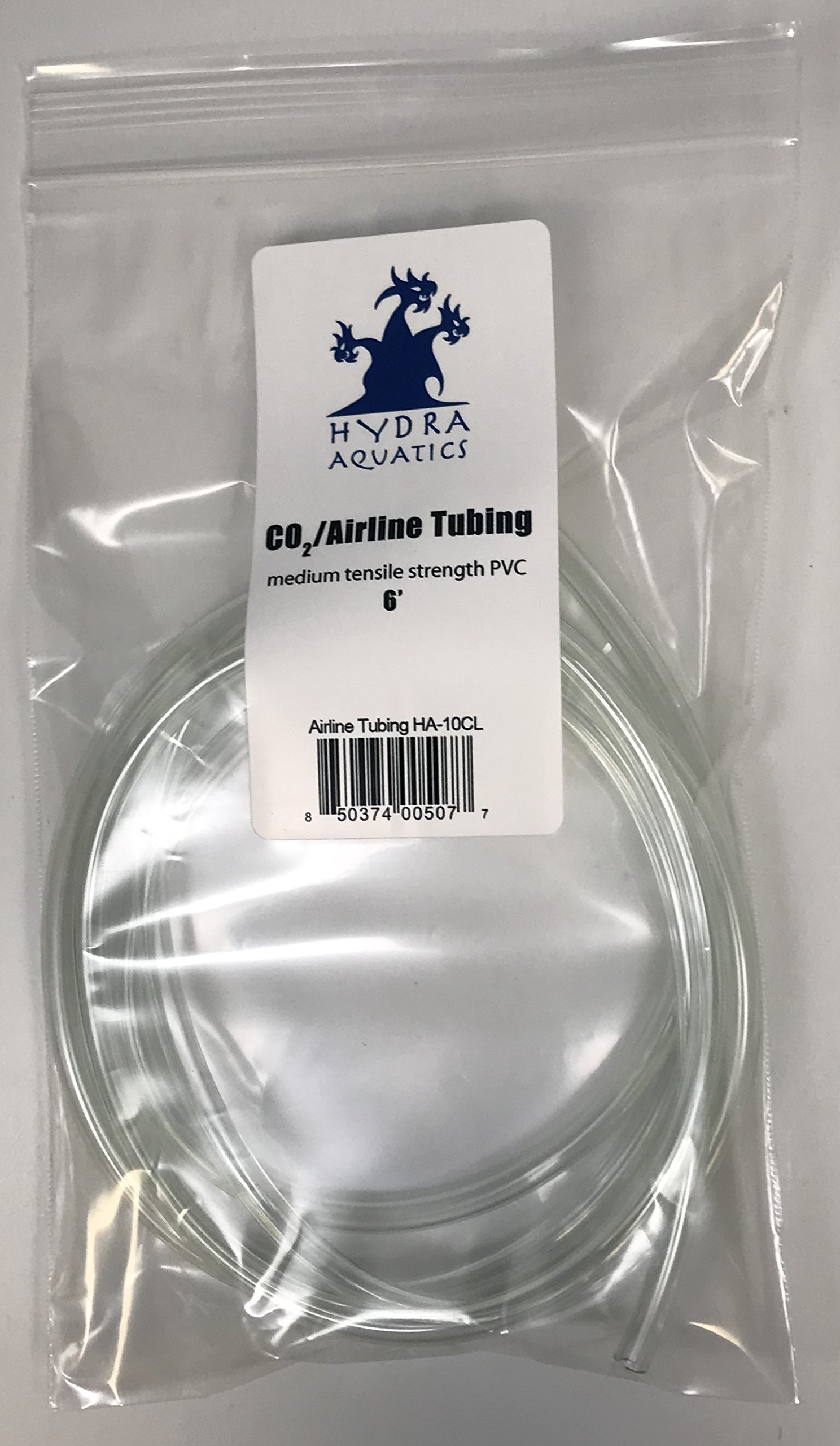 HA-10CL Airline Tubing, 6', Clear