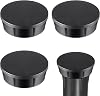 3 Pack Sprinkler Head Cap Compatible with HUNTER Pro Spray Sprinklers, Spray Shut Off Cap with Fluoroelastomer Seals Compatible with Hunter Pro, Black Spray Head Cap & O Ring