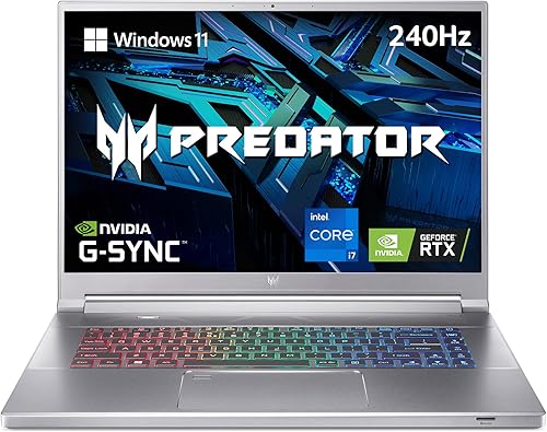 Acer Predator Triton 300 SE - Laptop para juegos y creadores, Intel i7-12700H de 12ª generación, GeForce RTX 3060, pantalla WQXGA 240Hz G-SYNC de 16