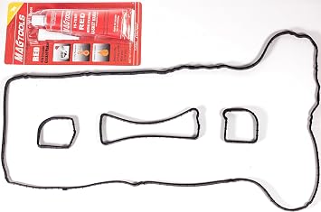 VS50639R1 Engine Valve Cover Gasket &High Temperature650o F Gasket Maker 3oz for Ford Escape Focus Fusion Ranger Transit Mazda 3 5 6 B2300 CX-7 MX-5 Tribute Mercury Mariner Milan L4 2.0L 2.3L 2.5L