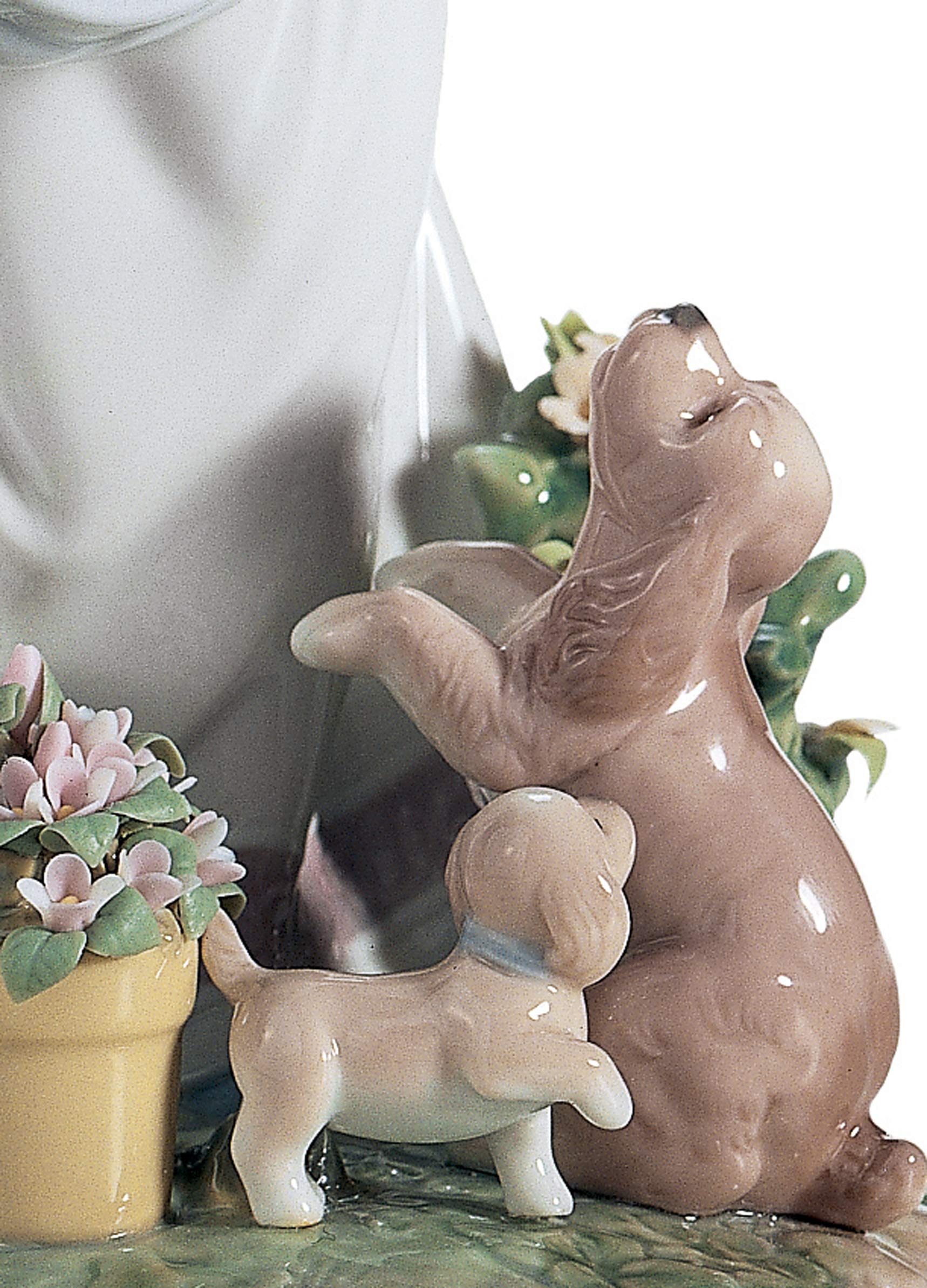 Lladro Porcelain Figurine A Romp in The Garden : Amazon.in: Home 