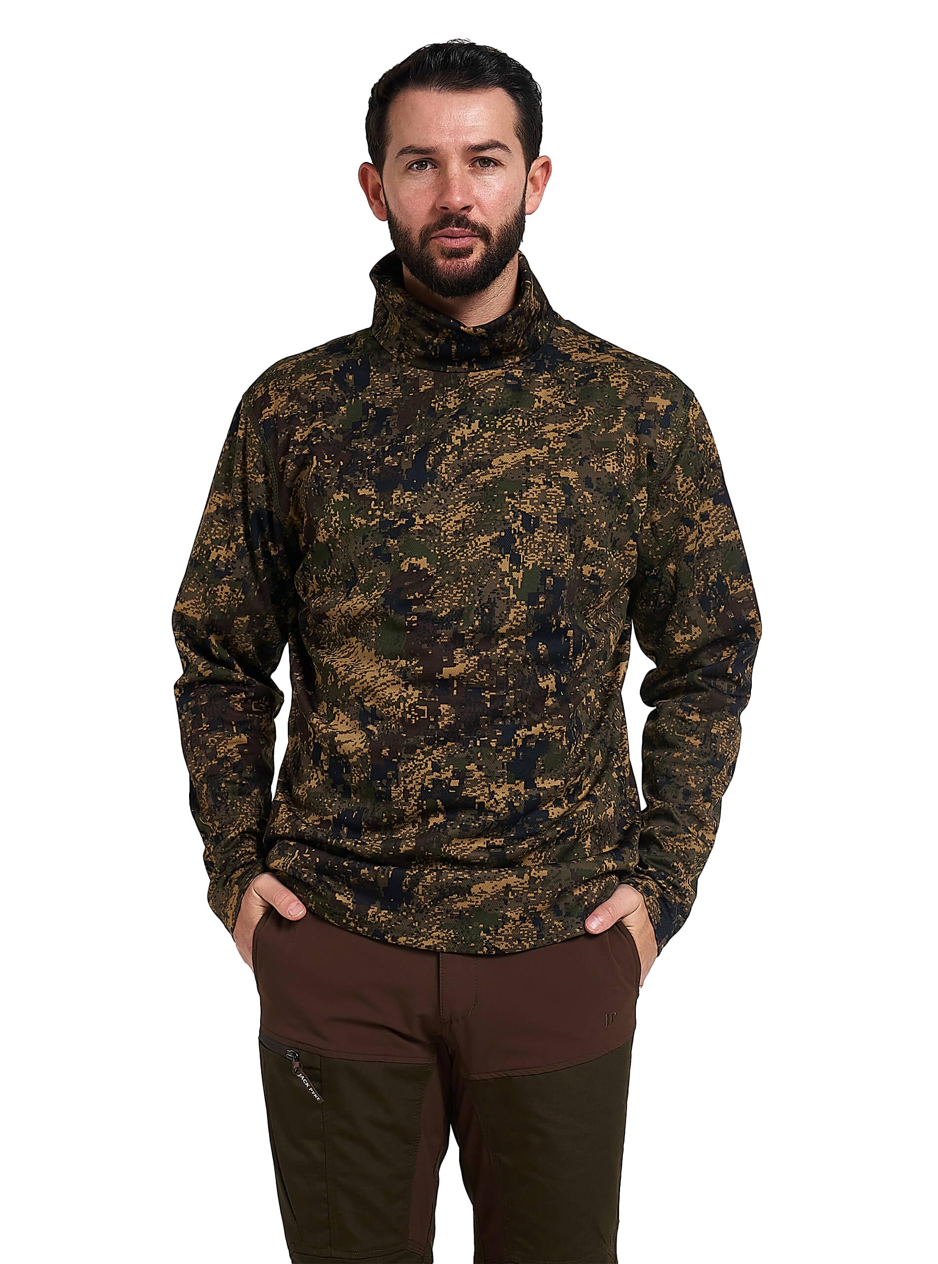 JACK PYKE Top con scollo a rullo