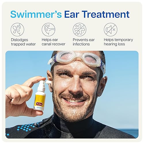 Miniatura 3 de NAVEH PHARMA Dry Ears - Spray de gotas para los oídos para nadadores, adultos y niños, elimina el agua atrapada en los oídos y evita el dolor,