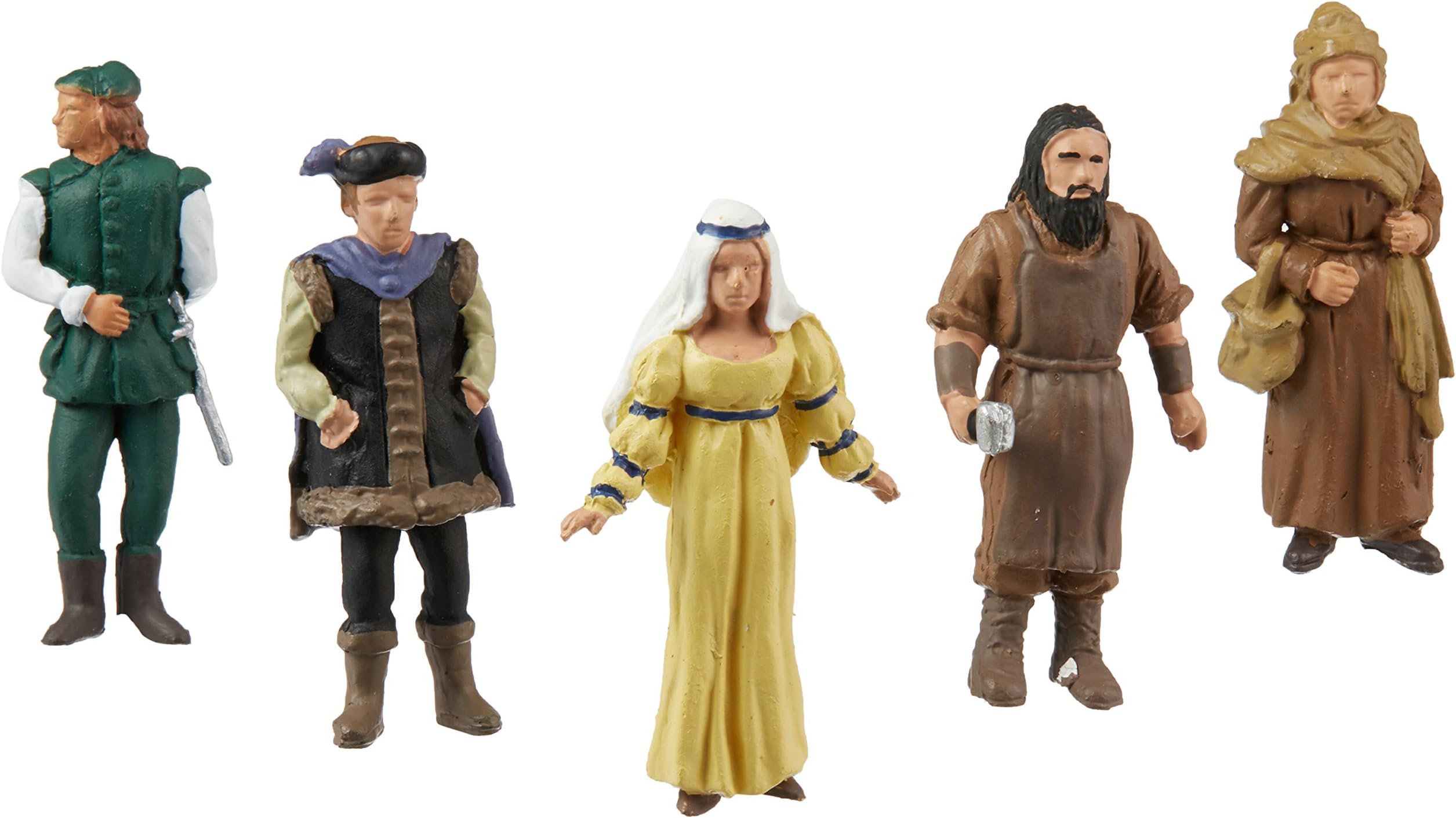 SceneARama Scene Setters(R) Figurines, Castle Dwellers 5/Pkg