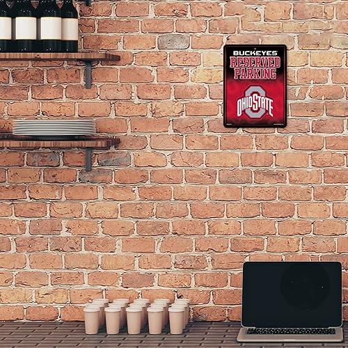 Miniatura 312 de Letrero de metal NCAA de 8.5 x 11 pulgadas, ideal para cueva de hombre, dormitorio, oficina, decoración del hogar Primario