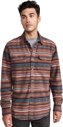 Faherty Mens Juneau Knit Overshirt
