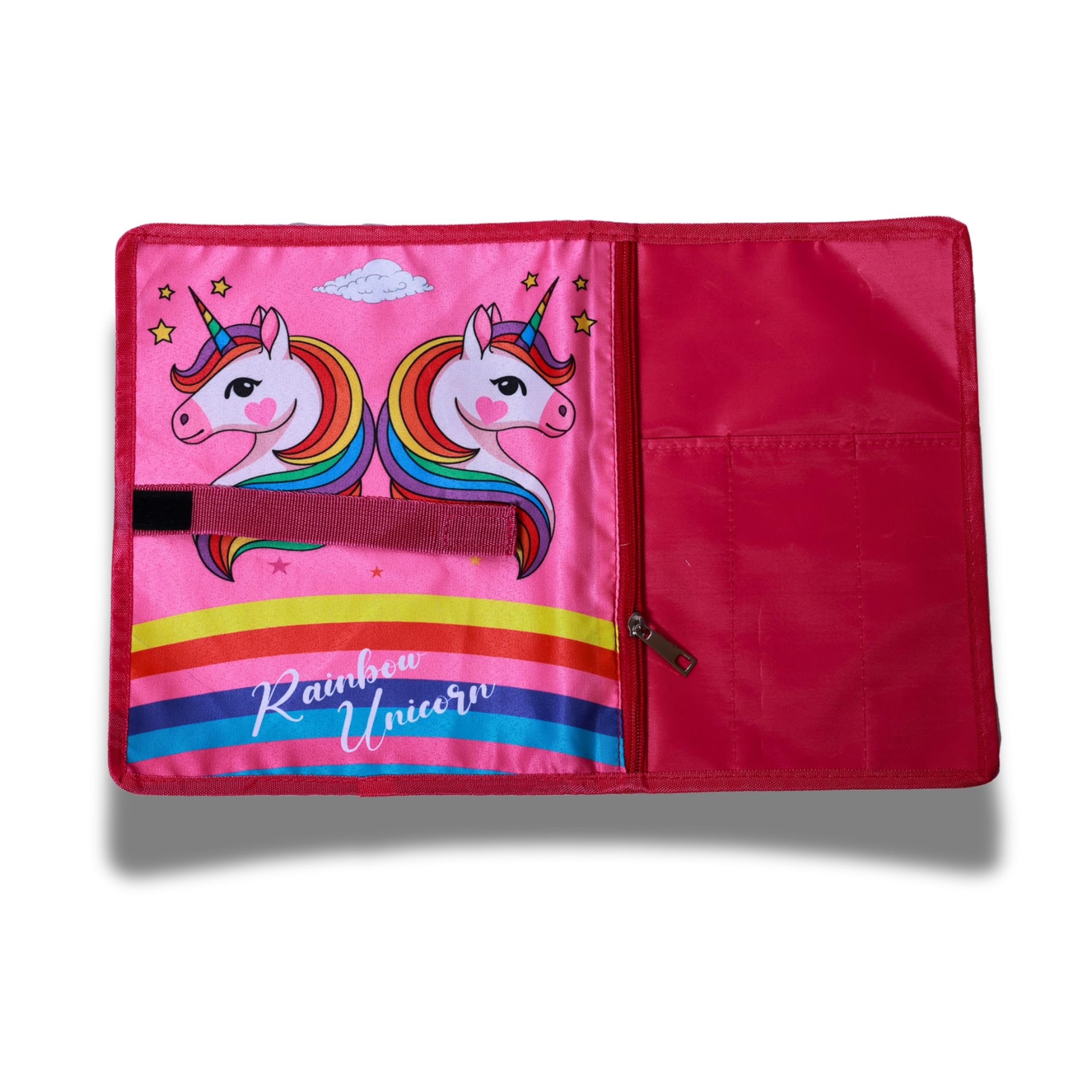 Personalized Name Placemat Stain-Resistant Waterproof Rainbow Unicorn Printed Placemats Roll Up Tablemats for Kids & Teenagers, Dinning mats with Customised Name on it — Amazon image 6