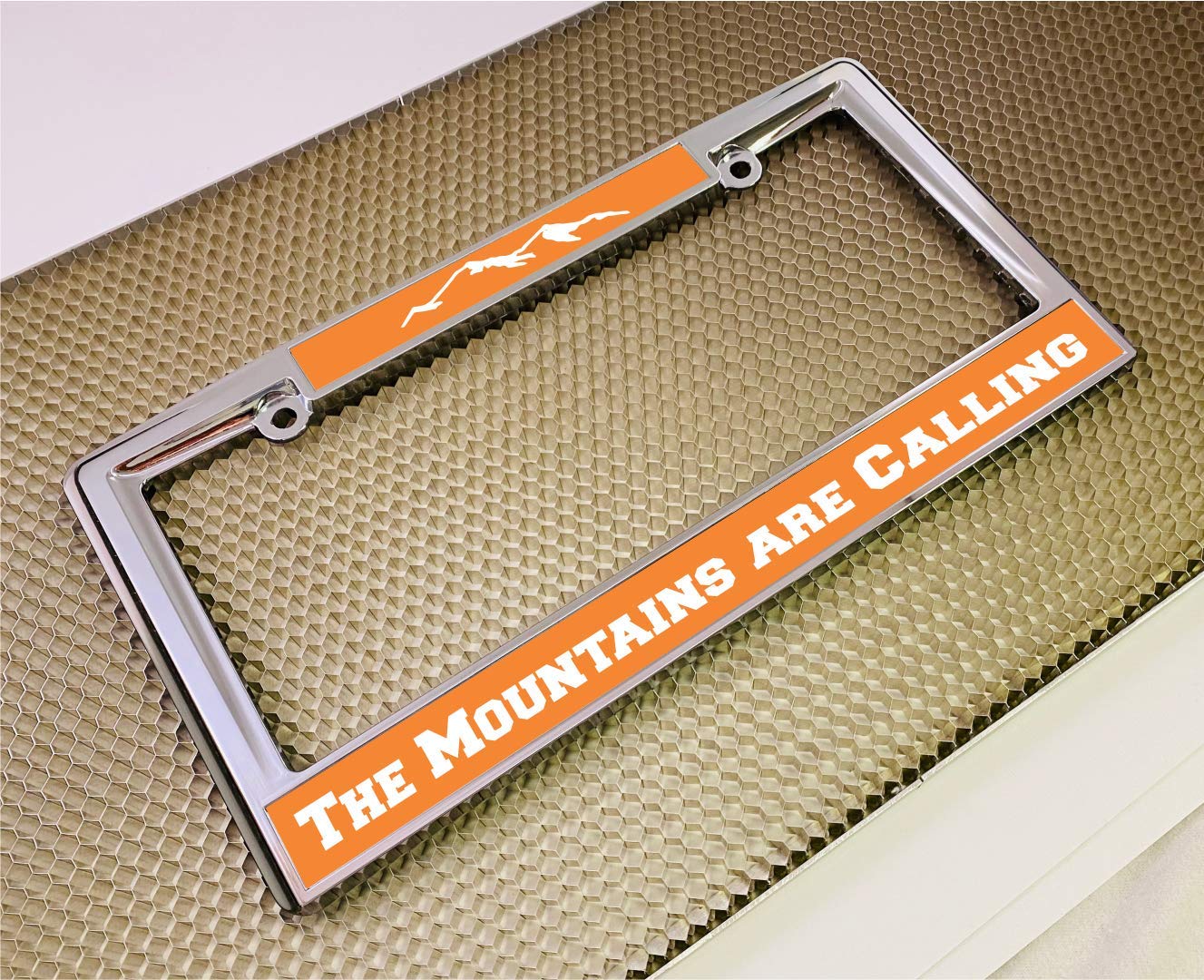 Custom Personalized Heavy Duty Chrome Metal Car License Plate Frame with Free c - Picture 127 of 132