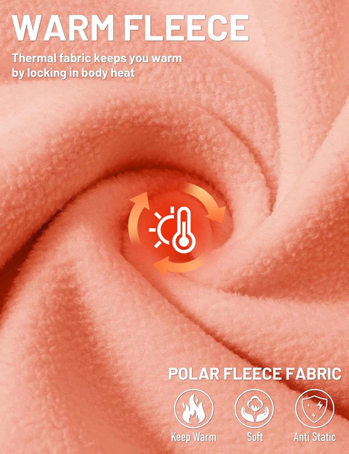 MAGCOMSEN Men's Quarter Zip Pullover Polar Fleece Sweatshirt Casual Long Sleeve Shirts for Men Winter Fall Thermal - Image 4