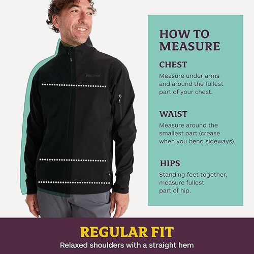 Miniatura 6 de MARMOT Chaqueta Alsek para hombre, ligera, resistente al agua