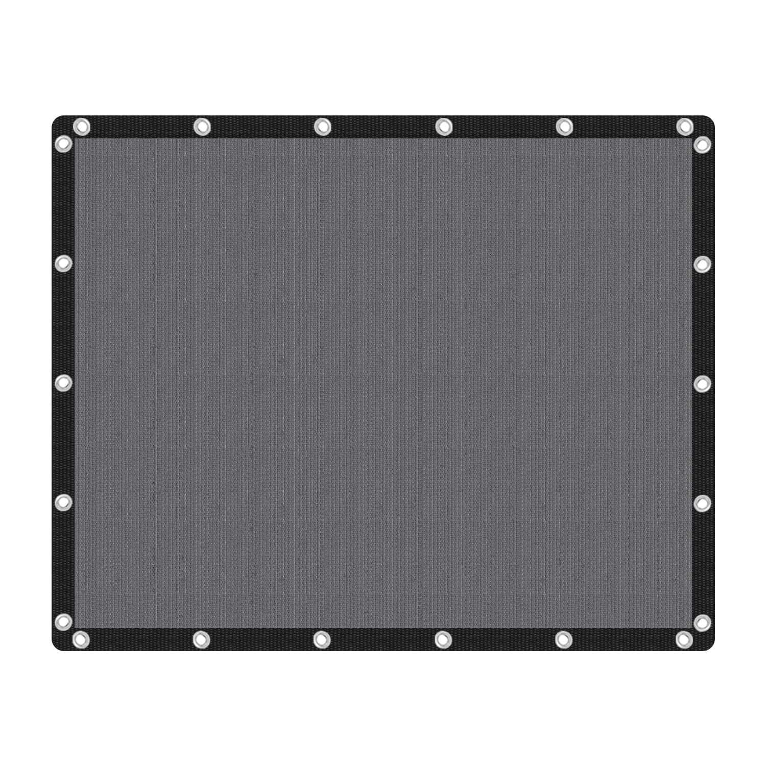 VICLLAX 90% Shade Fabric Sun Shade Cloth with Reinforced Grommets, Outdoor Sun Screen Fabric for Outdoor Patio Garden Pergola Cover Canopy 8x10 FT, Dark Grey โ image 1