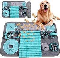 GDDGXXF Snuffle Mat for Dogs - Interactive Sniffing Feeding Mat for Small Medium Pups, Slow Feeder Toy for Training, Stress Relief & Boredom Buster