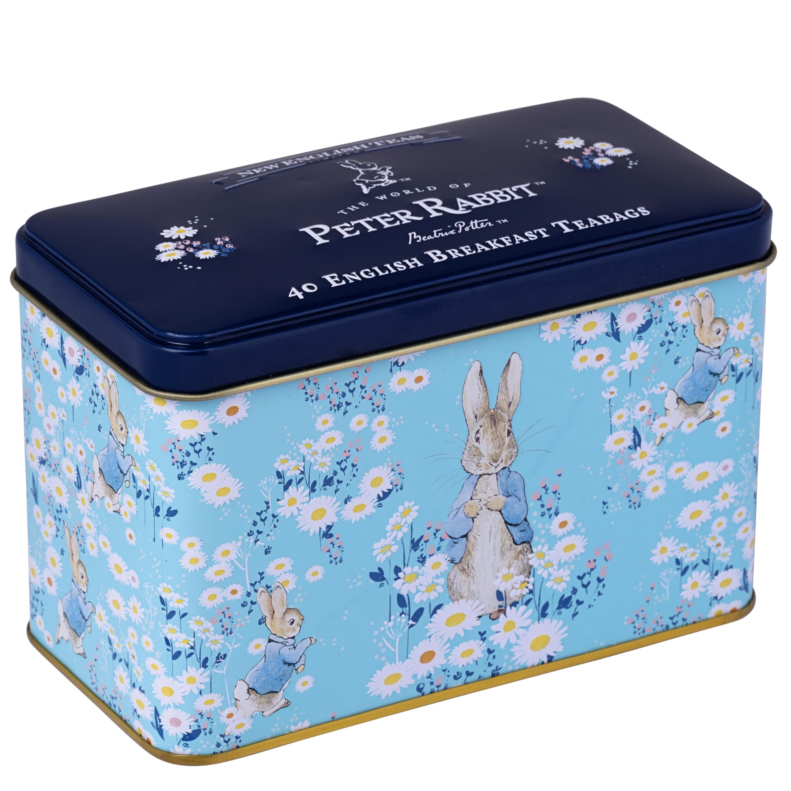 New English Teas Pudełko na herbatę Peter Rabbit z 40 torebkami angielskiej herbaty