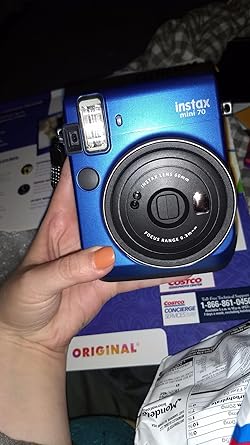Amazon.com : Fujifilm Instax Mini 70 - Instant Film Camera (Blue 