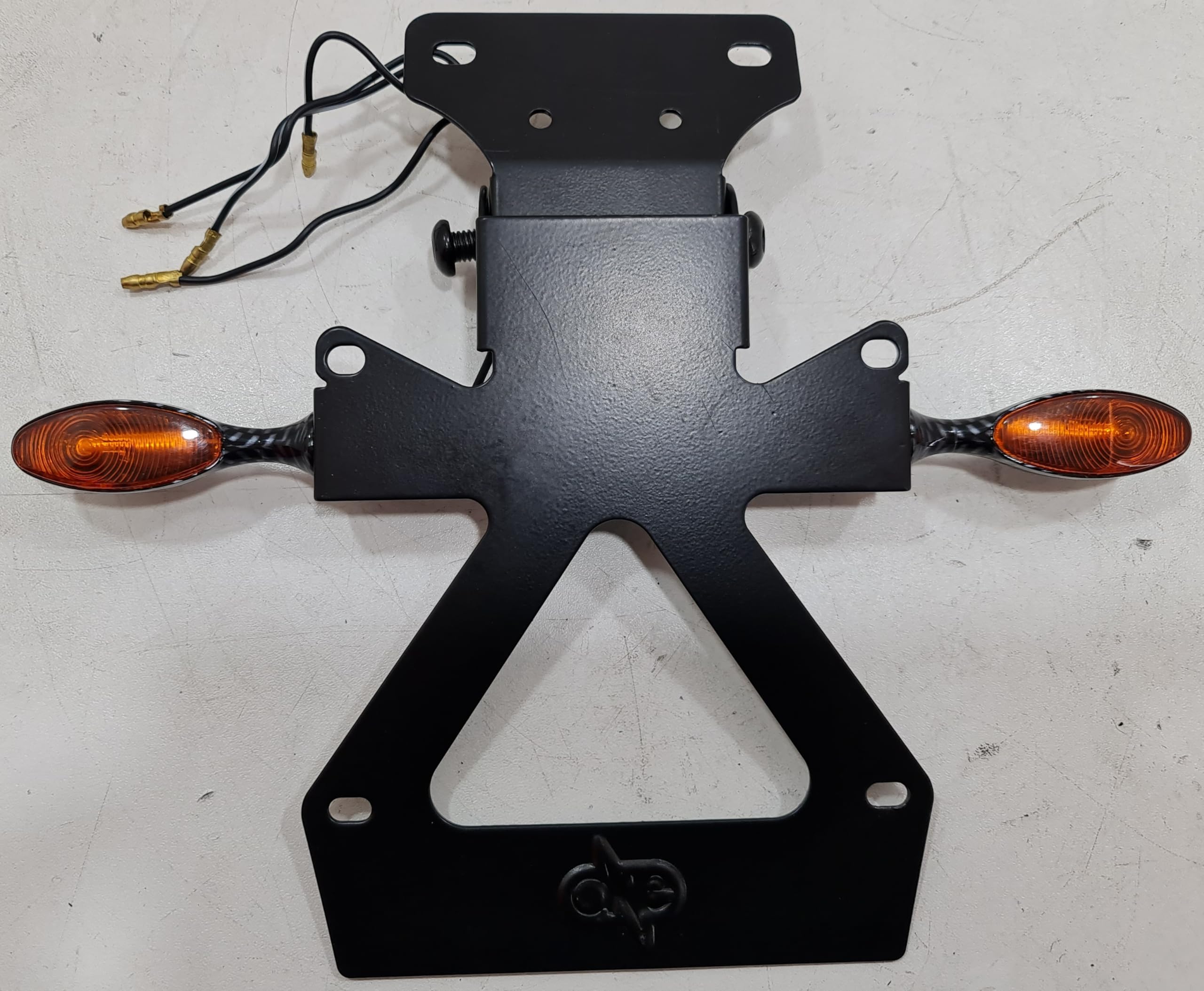 PORTATARGA REGOLABILE SCOOTER MOTO 50cc COMPATIBILE CON MALAGUTI F.12 con supporto per frecce