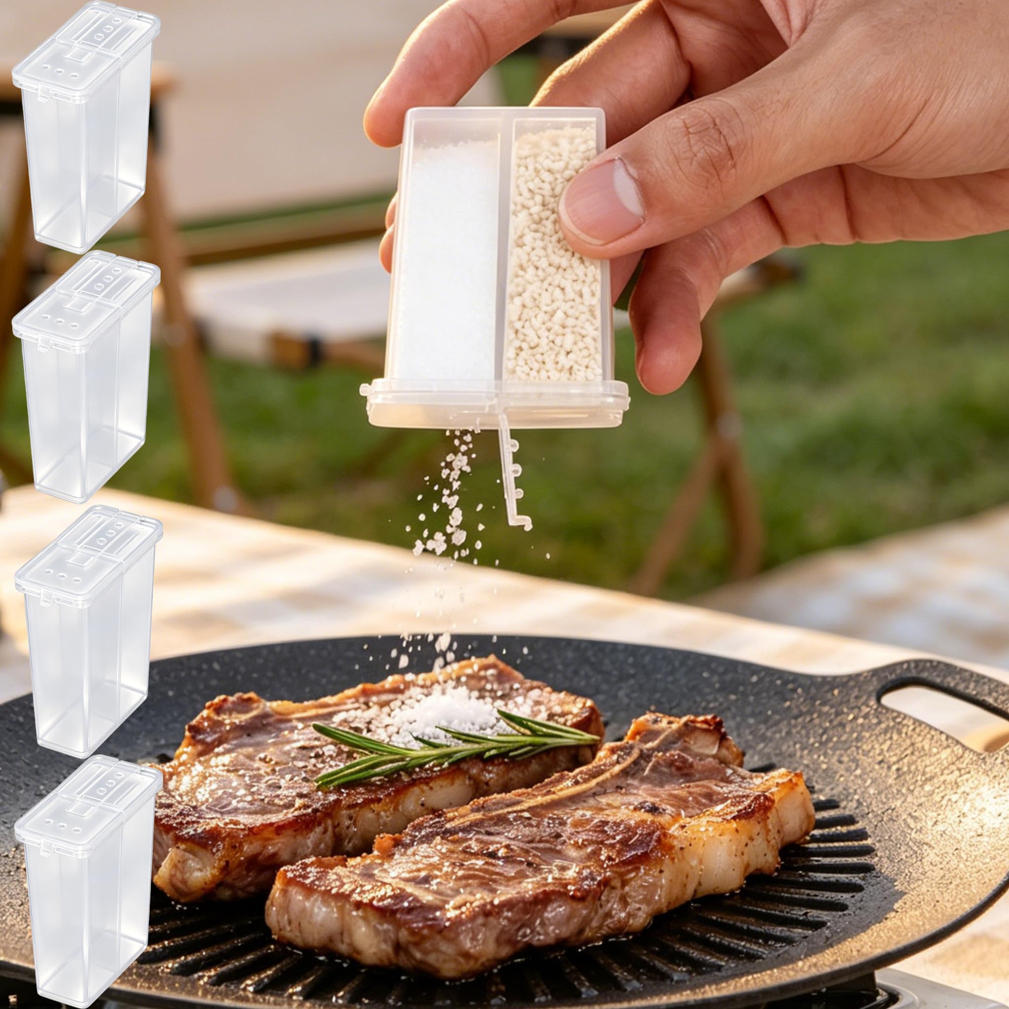 【78円】 Amazon Haul 2in1 スパイスディスペンサー 4個セット 【送料無料】