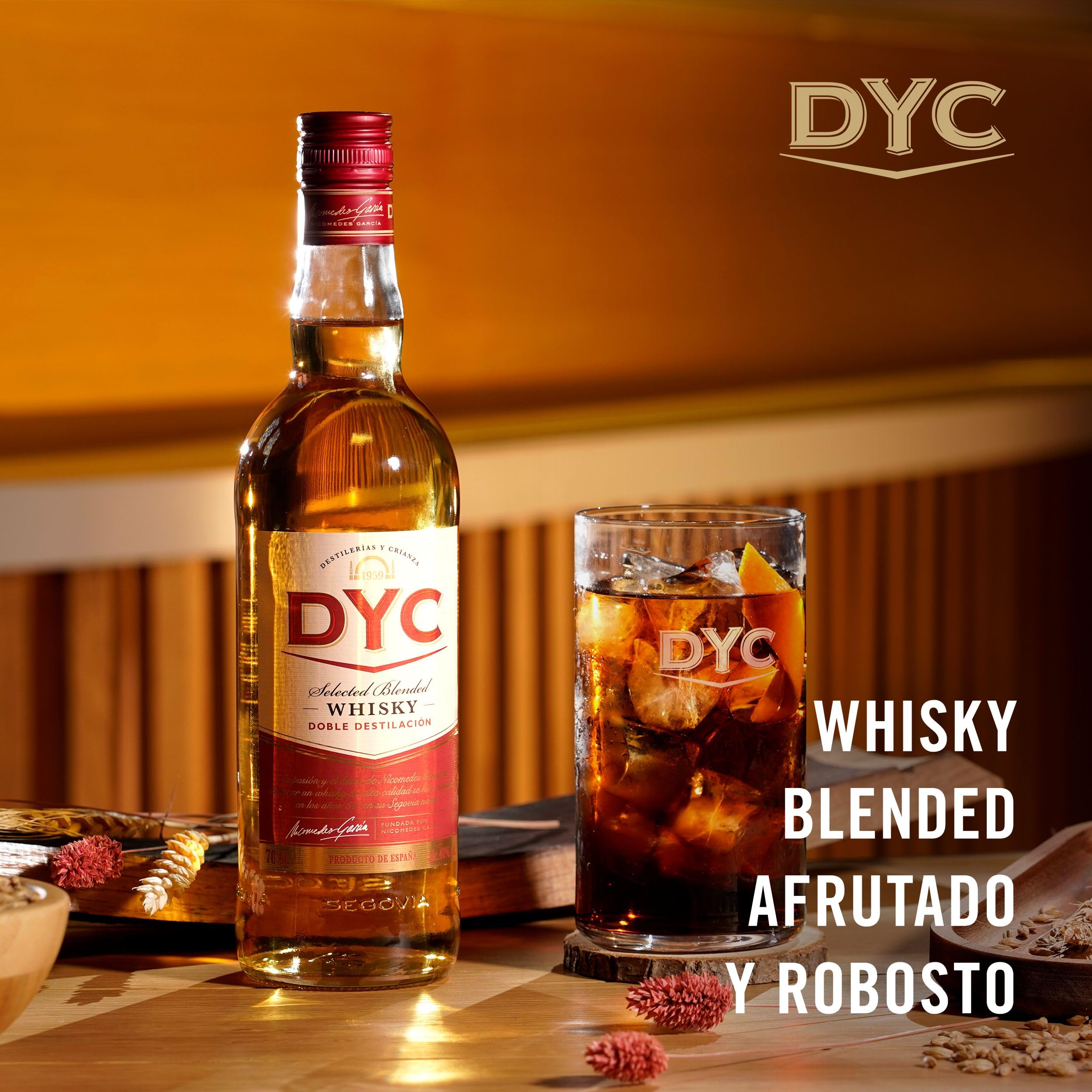 DYC Doble Destilación Whisky Blended Español 1L