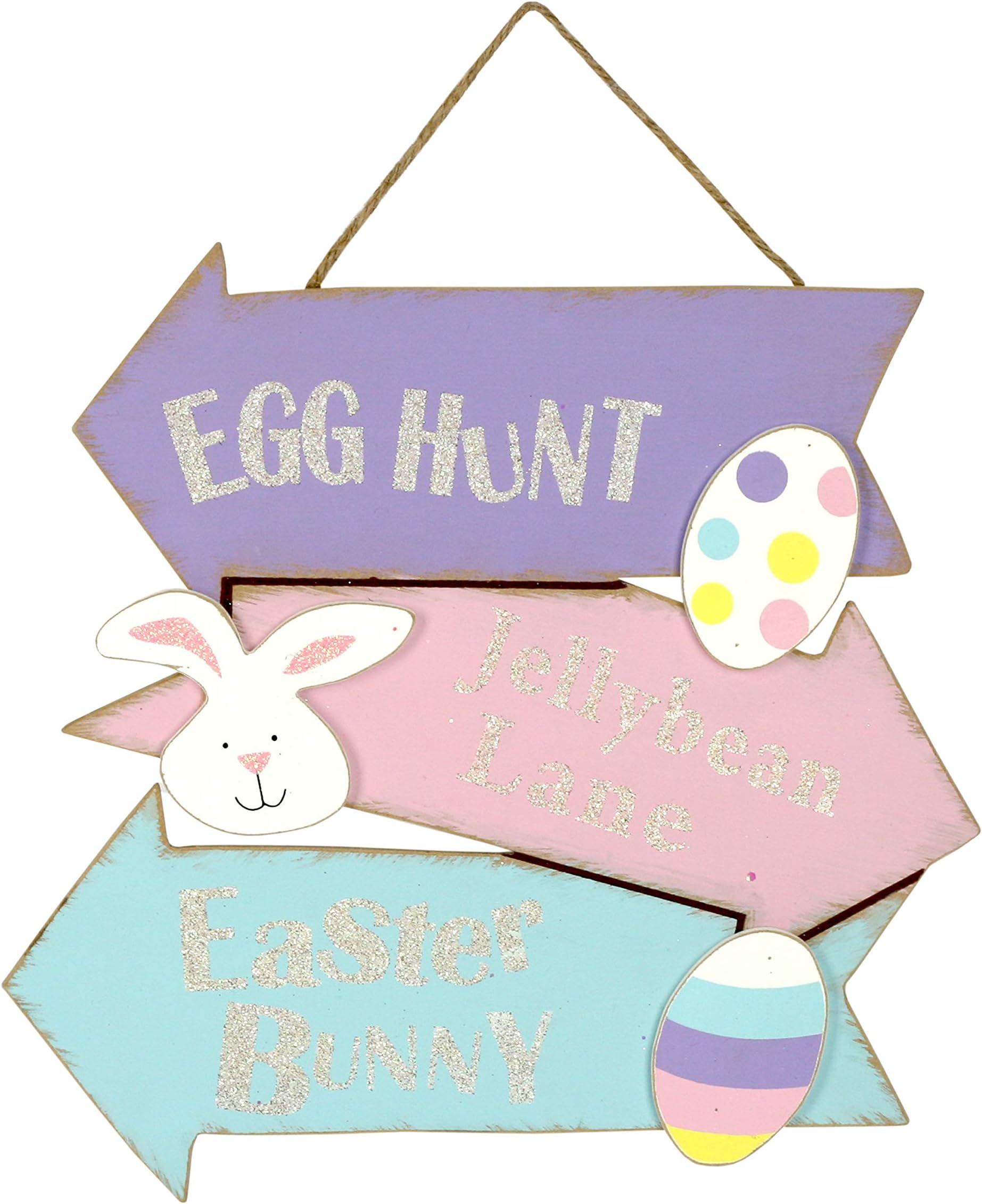 Easter Egg Wall Hanging- Egg Hunt,Jellybean Lane,Easter Bunny Sign