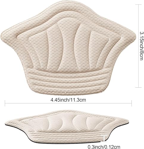 Miniatura 4 de Insertos de cojín trasero del talón, beige (6pcs-Beige)