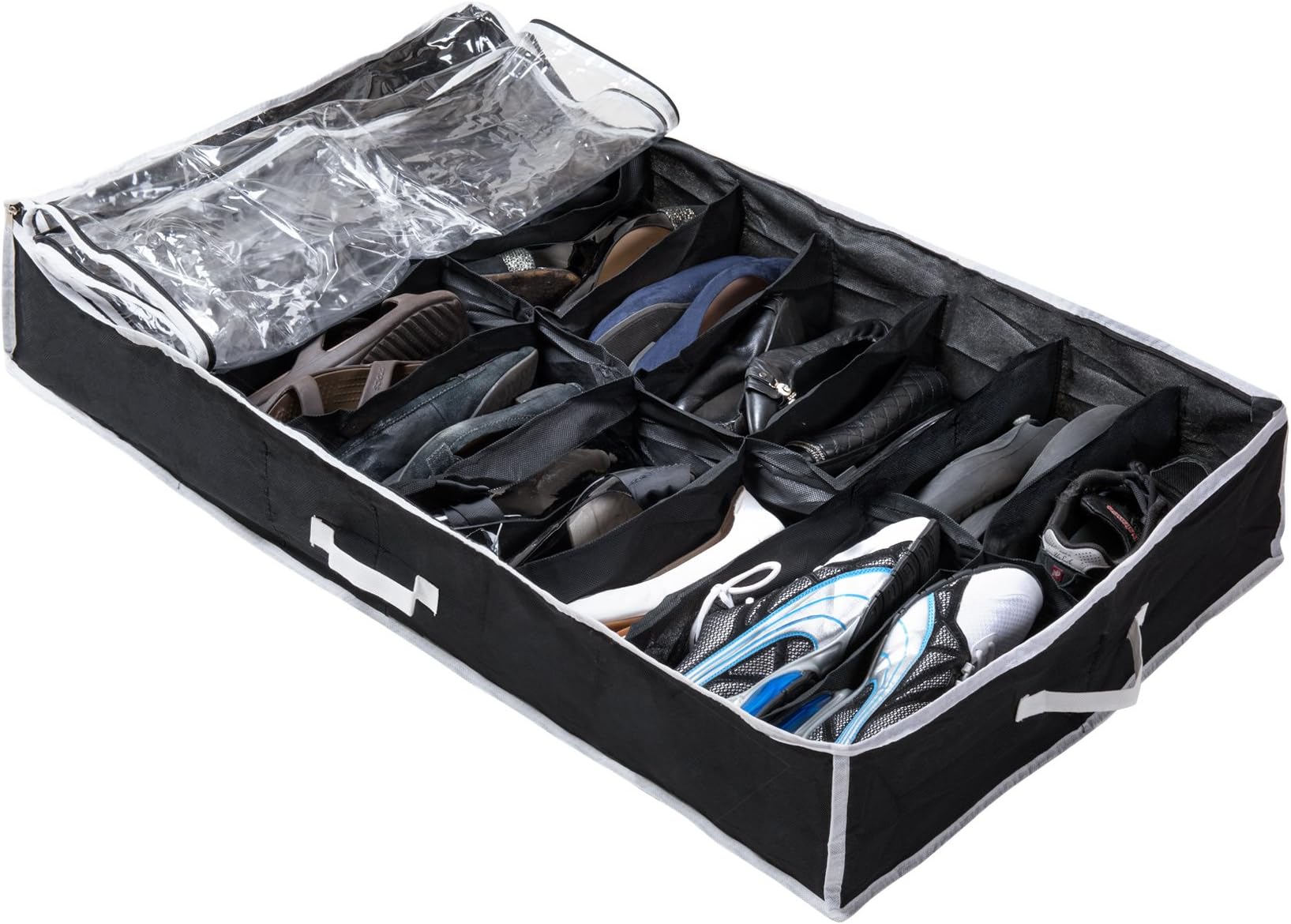 Sixteen Cell Shoe Organizer - Black