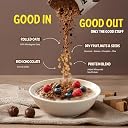 MuscleBlaze High Protein Oats (Cocoa Rich Chocolate, 400g) | 26g Protein | Breakfast Cereals for Weight Management gallery image