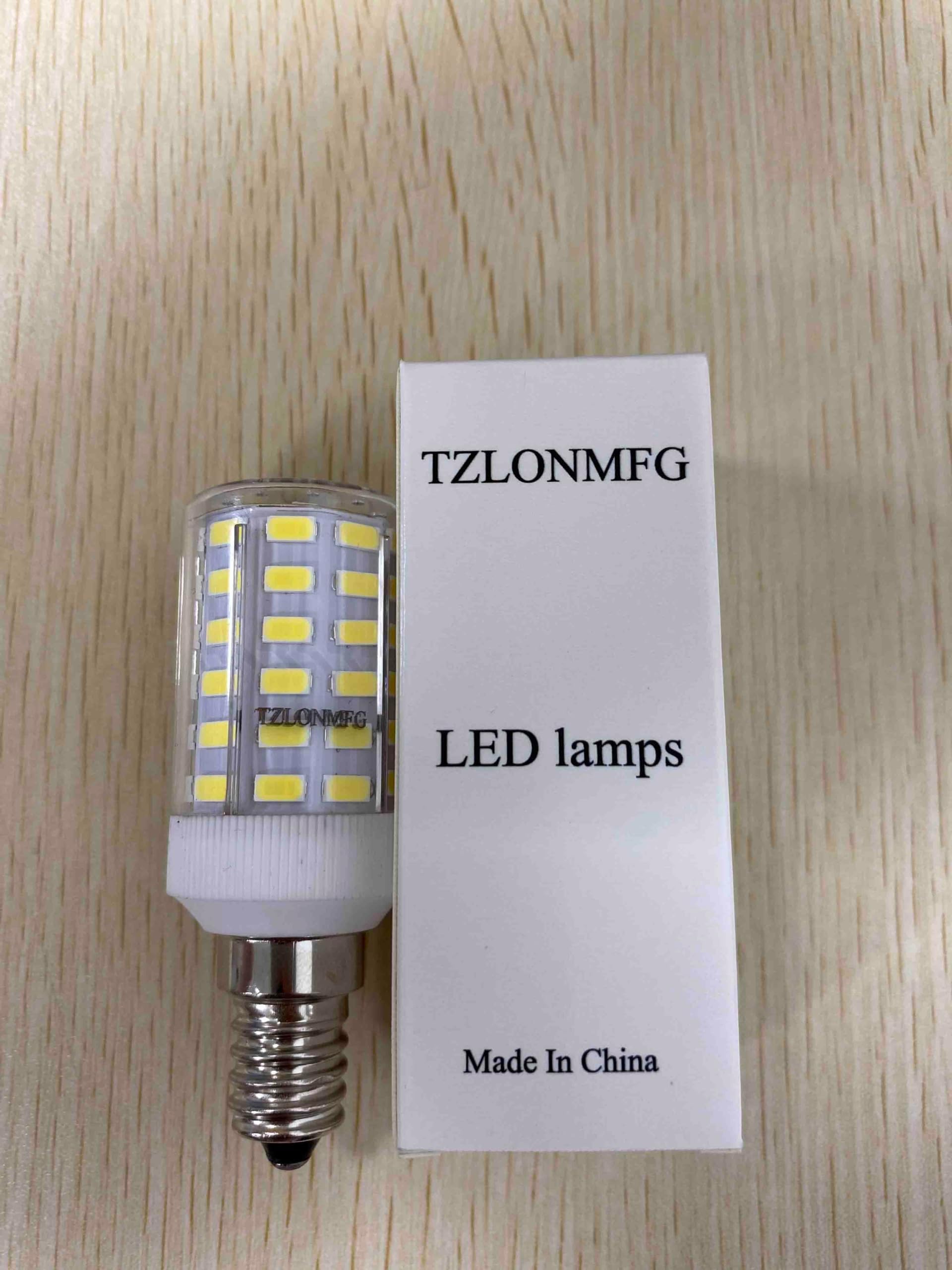7W E14 LED Lamps Halogen Equivalent 75W AC100-265V E14 Screw Candle Light Bulbs for Chandelier Ceiling Fan Lights Decorative Cool White 6500K, 2-Pack
