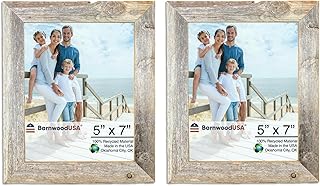 BARNWOODUSA | Farmhouse 5x7 Picture Frame | 2-Pack | 1 1/2 inch Molding ...