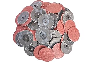 3 Inch Sanding Disc Roll Lock R-Type Sandpaper Quick Change Disc Grinding...