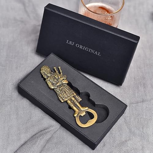 Miniatura 6 de Abrebotellas de cerveza Scottish Highland Bagpipe ,Cool Bottle Opener para herramienta de bar, removedor de tapas de refrescos y cerveza, artilugio