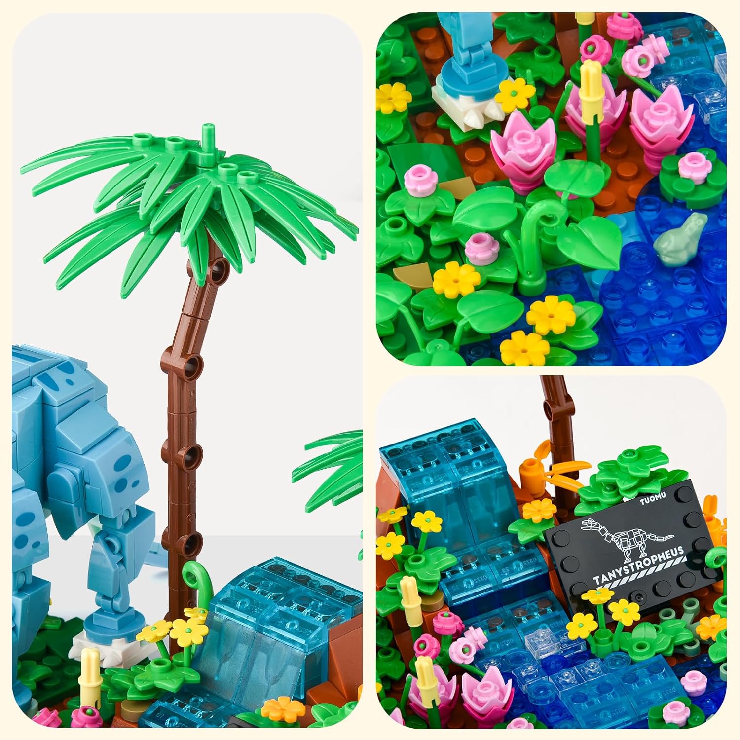 BNG Dinosaur World Building Set,Jurassic Animal Building Collection Toys Gifts for Adults(541PCS)