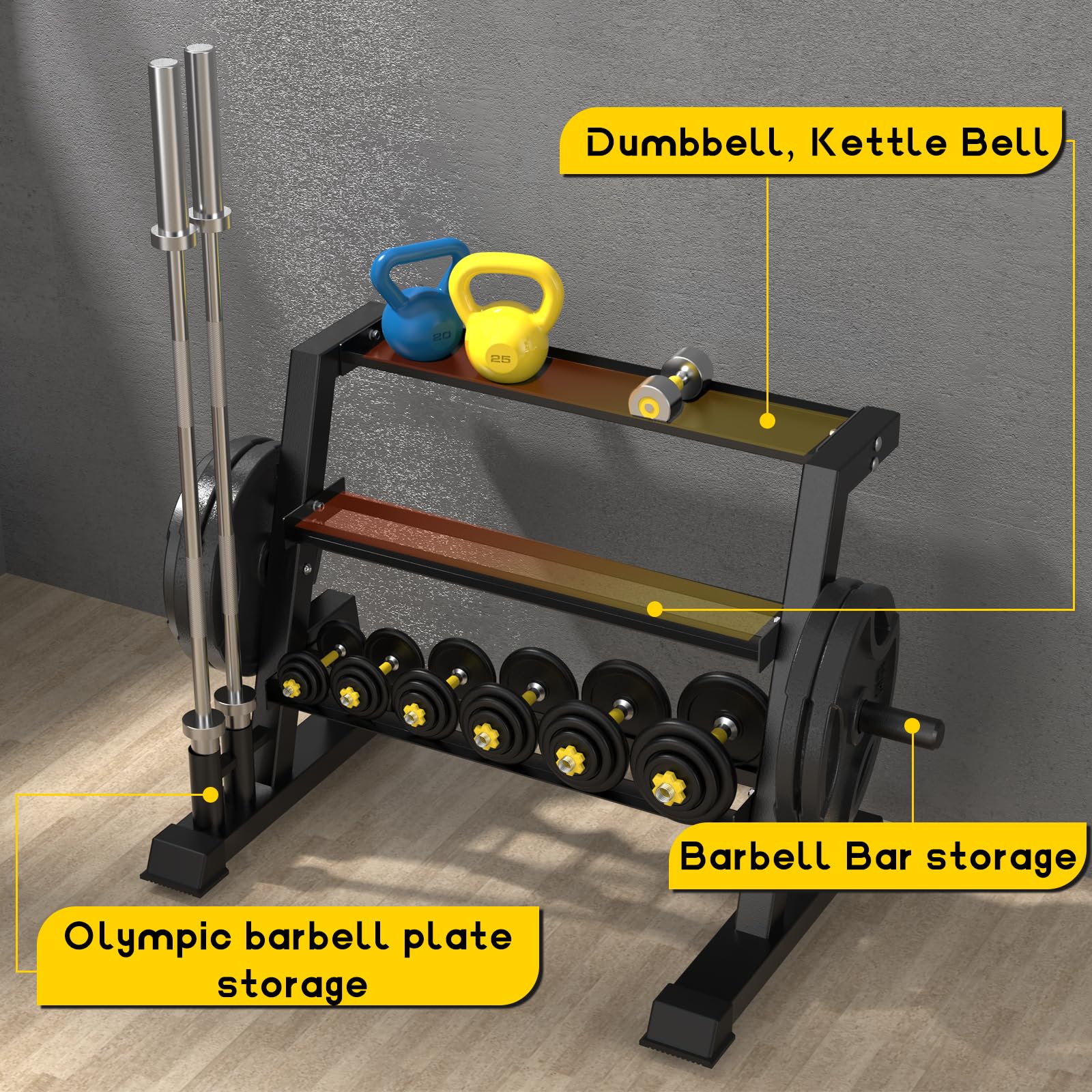 Amazon.co.jp: JX FITNESS ダンベルラック スタンドウェイトラック