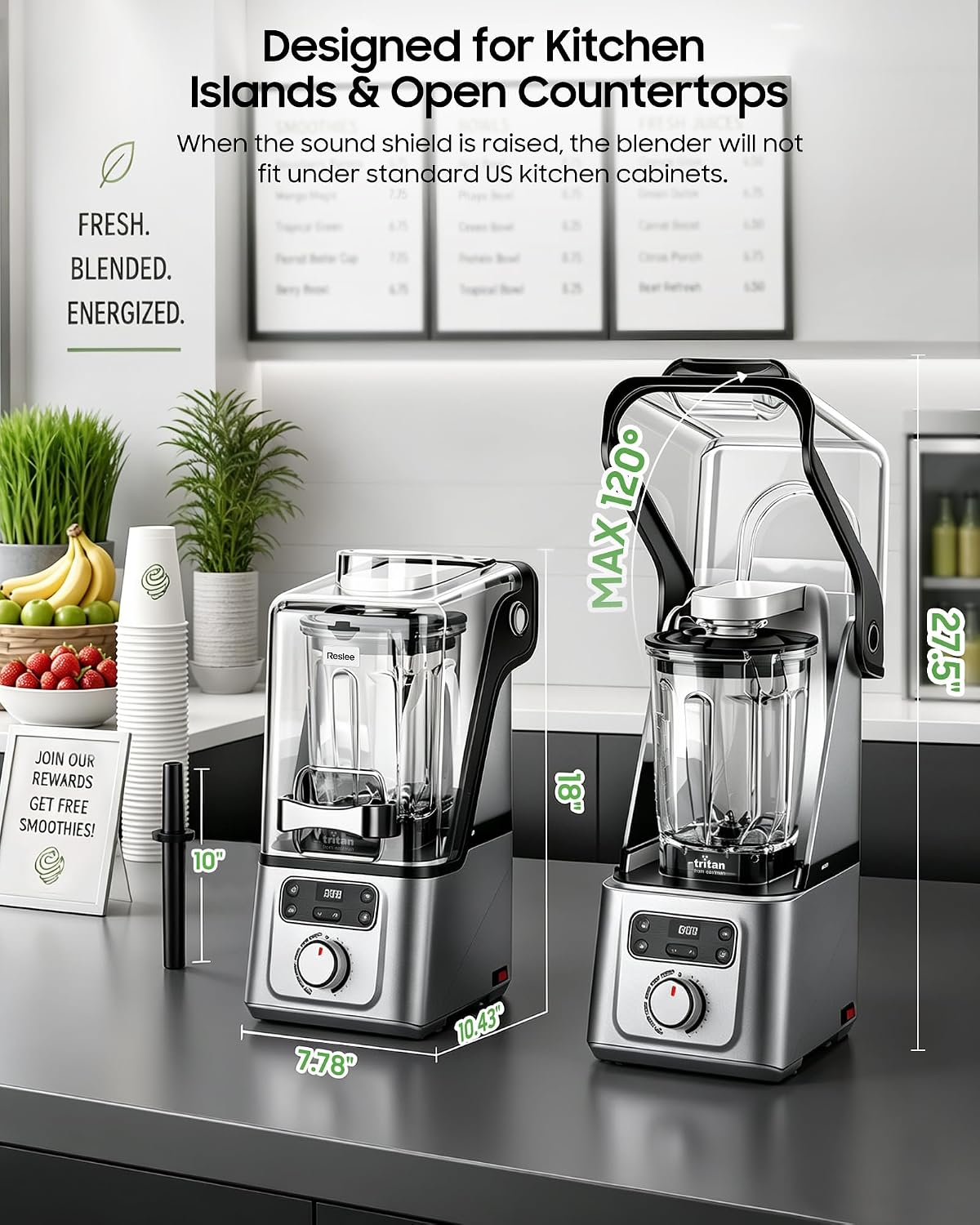 Professional Commercial Vacuum Blender, Freshness Locked In by Vacuum Technology, 2026 Upgraded photo 4