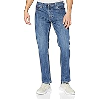 Wrangler Red Kabel Straight, Jeans Uomo