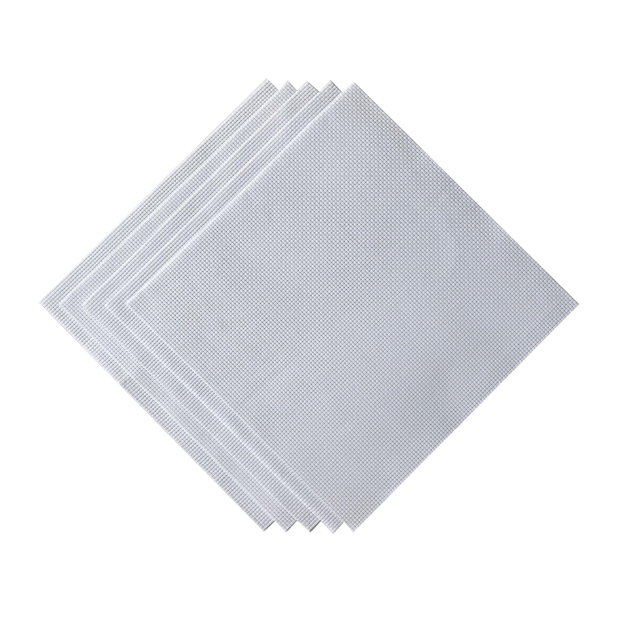 Pre-Cut 9CT Aida Fabric Cross Stitch Sampler Pack, 5 Pieces, 11.8x11.8 inch Each