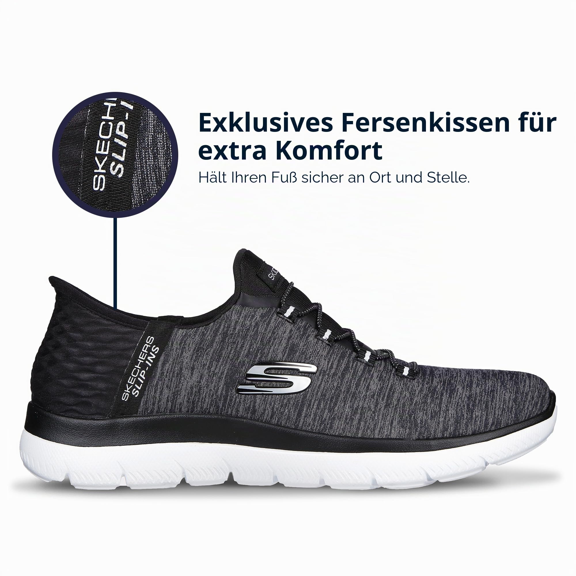 Skechers Summits - Dazzling Haze schwarz