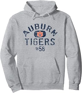 Auburn Tigers 1856 Vintage Logo Officially Licensed Pullover Hoodie