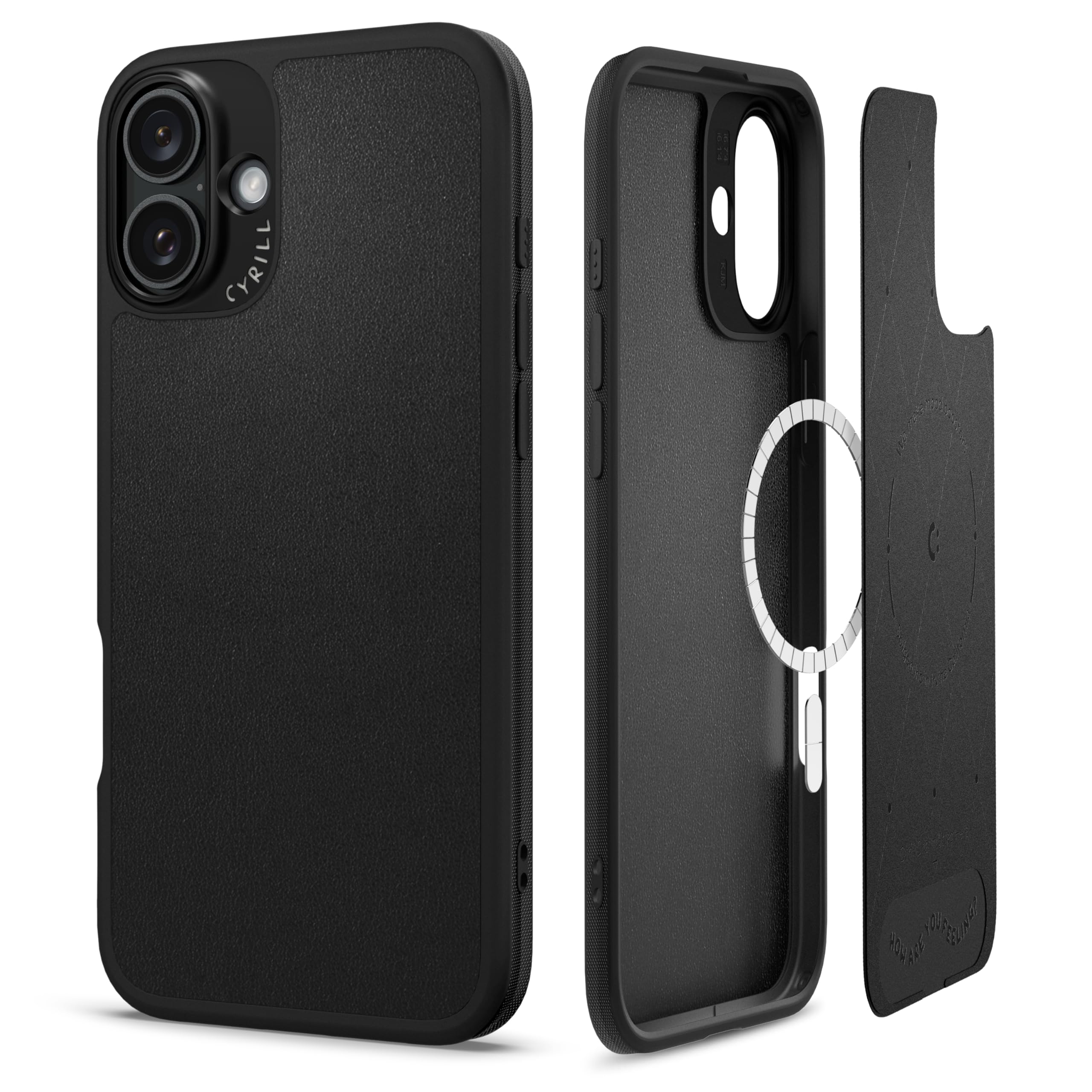 CYRILL Spigen Kajuk Mag for iPhone 16 Back Cover, iPhone 16 Case (2024) (Faux Leather, TPU, PC | Black) (B0D3473DV8) Amazon Price History, Amazon Price Tracker