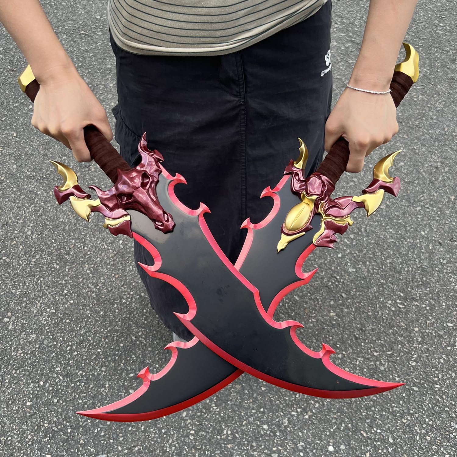 2pc Anime Soralion Metal Sword Set with Hanging Board Sung Jinwoo Cosplay Sword,for Role-Playing,Display,and Collection - Image 3