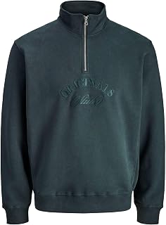 Jack & Jones Herren Jorbleecker Branding Sweat High Neck Bf Jorbleecker Branding Sweat High Neck Bf (1er Pack)