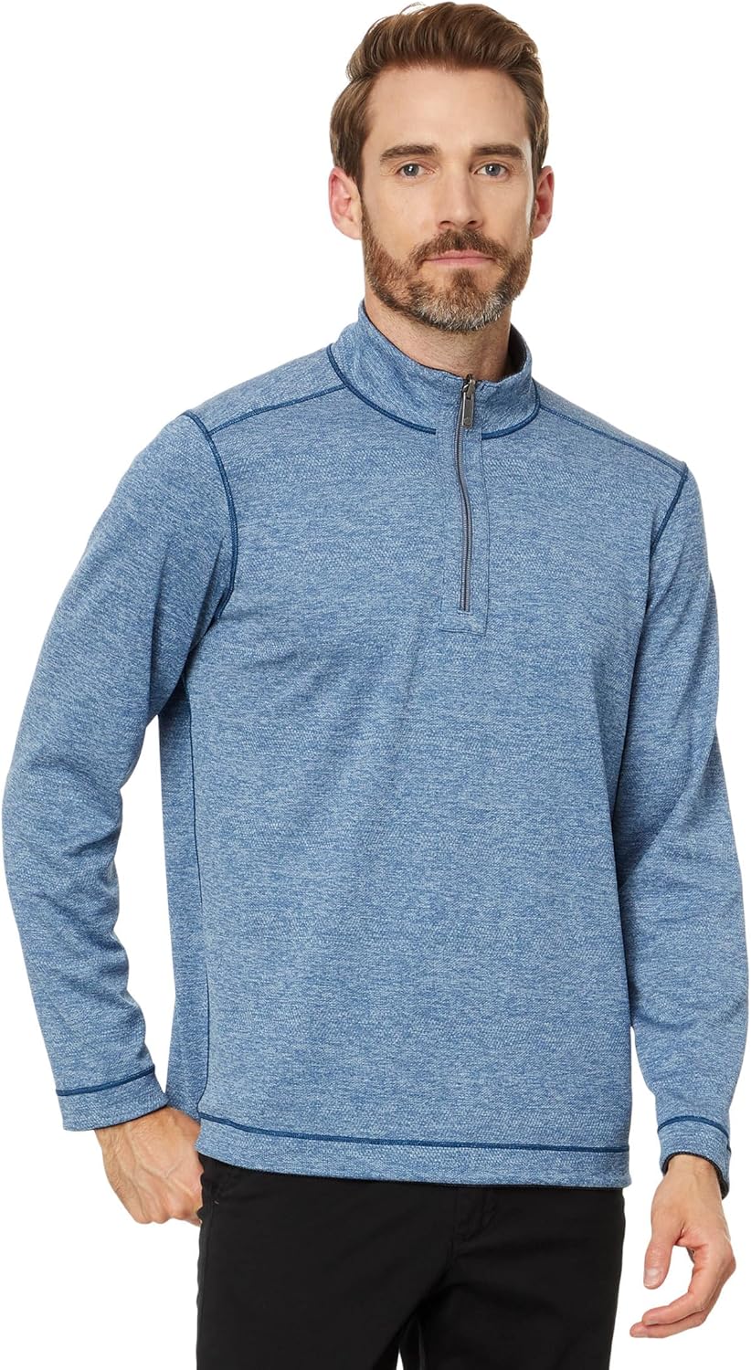 Johnston & Murphy Mens Xc4 Performance Reversible Quarter Zip - Image 3