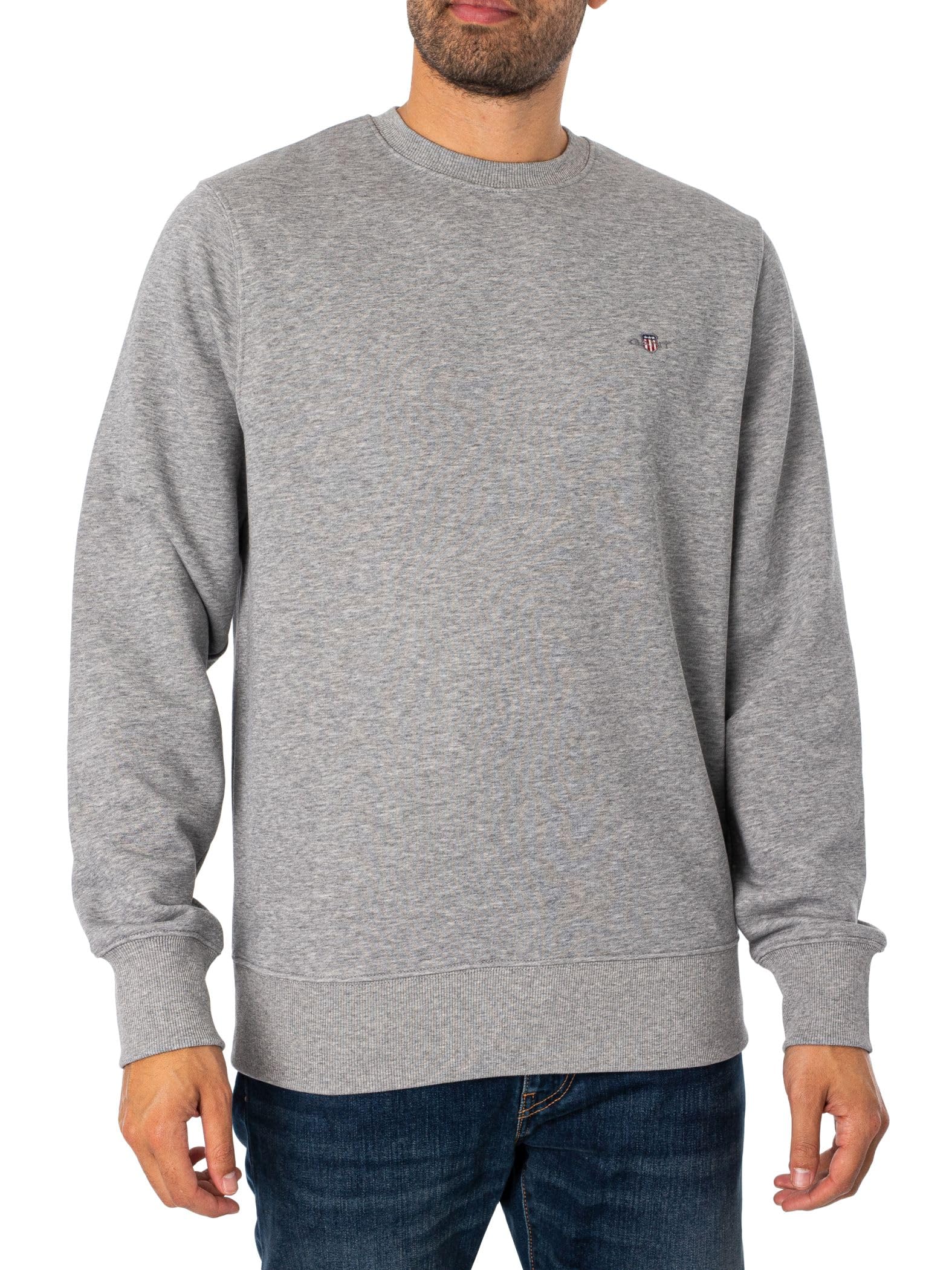 Men 2006065-113 Shield Crew Neck Sweatshirt